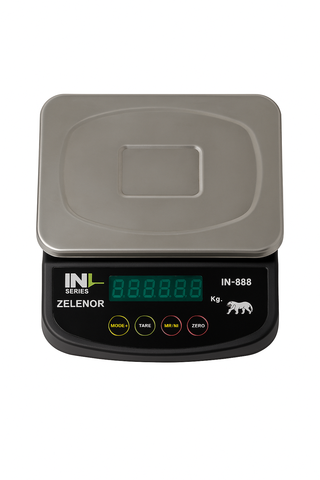 Zelenor 30Kg Digital Weight Machine for Shop & Home | IN-888 | Bright LED Display | High Precision Scale