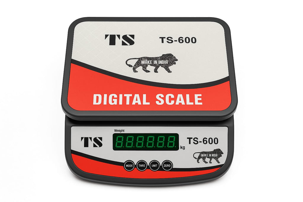 TS-600 30kg Electronic Digital Scale | Rechargeable | Accurate Weight Measurement for Shops & Kitchen