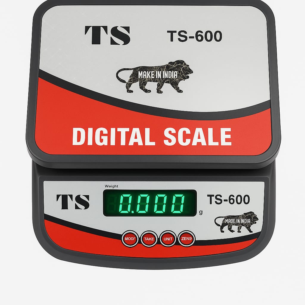 TS-600 30kg Digital Weighing Scale – High Precision, LED Display, Heavy-Duty, Made in India